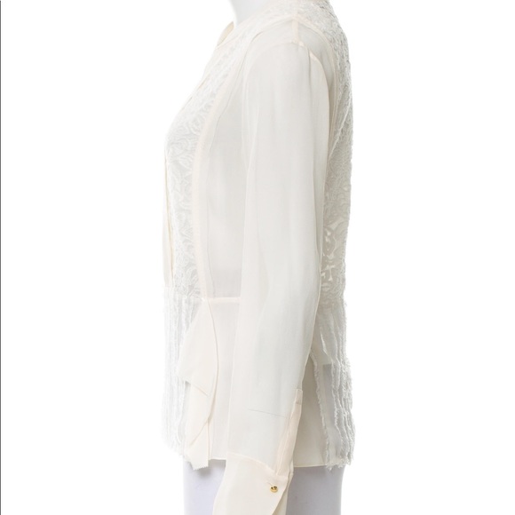 3.1 Phillip Lim embroidered sheer blouse - Picture 2 of 3